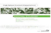 ENGLISH LANGUAGE ARTS SOCIAL STUDIES - …€¦ · ENGLISH LANGUAGE ARTS High School Content Expectations SOCIAL STUDIES World History and Geography United States History and Geography