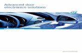 Advanced door electronics solutions · 2 Door-actuator drivers STMicroelectronics’ actuator drivers are designed for state-of-the-art automotive door-module applications. Devices