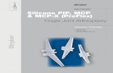 Silicone PIP, MCP & MCP-X (PreFlex) .Finger Joint Arthroplasty Silicone PIP, MCP & MCP-X (PreFlex)