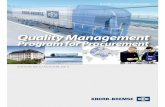 Quality Management Program for Procurement - bendix.com€¦ · 7 quality management program for procurement edition 2013 inhalt abschnitt 6: management von ressourcen ...