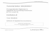 CASALL2 - University of South Africa€¦ · 6.1 Admission to the examination.....10 6.2 Supplementary ...