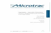 Aggregates – Geometric Parameters - Microtrac€¦ · Aggregates – Geometric Parameters ... (manual(testing.((Elongation((IS ... (Flat/Elongated(and(Flakiness(Index(parameters(in