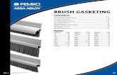 BRUSH GASKETING - diablodoors.com · BRUSH GASKETING CONTENTS: 180O ... 35041 .....94 35061 ... Also use Pemko’s brush weatherstripping products on overhead doors, ...