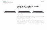 HPE FlexFabric 5700 Switch Series data sheet - … · HPE FlexFabric 5700 Switch Series Key features • High performance port expansion with true local switching capacity • Hewlett