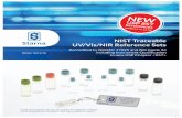 NIST Traceable UV/Vis/NIR Reference Sets - Starna Cells · Winter 2015/16 NIST Traceable UV/Vis/NIR Reference Sets Accredited to ISO/IEC 17025 and ISO Guide 34 including Instrument