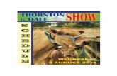 THORNTON LE DALE Web Version.pdf · thornton le dale show & sports society presidents: mr & mrs c wright schedule of the 99th annual show the showfield, maltongate thornton le dale