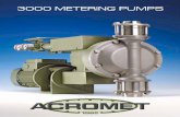 3000 METERING PUMPS - Acromet se… · 3000 R 001 1.3 2 2.6 3.2 3.8 2400 002 6.4 10 12.8 ... 1 EQUIPMENT DECONTAMINATION PROCEDURE DOC. No ... Acromet metering pumps are …