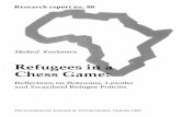 Refugees in a Chess Game: Reflections on Botswana, … · Research report no. 88 Medard Rwelamira Refugees in a Chess Game: Reflections on Botswana, Lesotho and Swaziland Refugee
