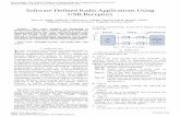 Software Defined Radio Applications Using USB Receptors · Software Defined Radio ... processed either for transmission or reception in radio communication systems, ... charge of