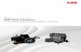 ABB MeAsureMent & AnAlytics Efficient actuators First ...€¦ · 09 Marine — ABB actuators ... in the superheater and reheater. c lose control of ... to over-cool, reducing boiler