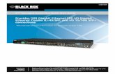 SFP Managed Switch Eco Quick Start Guideftp.blackbox.com/manuals/L/LGB5128A_QSG_rev2.pdf · BLACK BOX ® Provides (20) Gigabit Ethernet SFP, (4) Gigabit Ethernet Combo RJ-45/SFP,