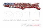 CORPORATE RESPONSIBILITY REPORT - cnx.com · CONSOL Energy’s first corporate responsibility report has been created to ... Supply chain management Ethics ... exploration and production