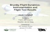 Brumby Flight Dynamics Instrumentation and Flight … · Brumby Flight Dynamics-Instrumentation and Flight Test Results ... Aero Model Inputs Controls ... Brumby Flight Dynamics Instrumentation