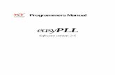 easyPLL Programmers Manual 2-3 v0-110 - Nanosurf Programmers Manual.… · 4 About this manual This manual describes how to control their easyPLL Digital FM Detec-tor from another