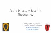 Active Directory Security: The Journey · •Exchange has extensive rights throughout Active Directory. ... (use AD pw policy) •Password writeback - enables users to update password