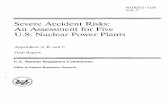 Severe Accident Risks: An Assessment for Five U.S. … · NUREG- 150 Vol. 2 Severe Accident Risks: An Assessment for Five U.S. Nuclear Power Plants Appendices A, B, and C Final Report