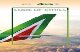 CODE OF ETHICS - Alitaliacorporate.alitalia.it/static/upload/2-e/2-eng-code-of-conduct.pdf · PURPOSE OF THE CODE OF ETHICS • This Code of Ethics (“Code”) regulates the full