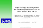 High Energy Rechargeable Li-S Battery Development at … Mikhayl… · High Energy Rechargeable Li-S Battery Development at ... Li-S cell capacity and allow charge control ... solar