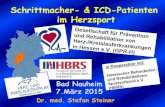 Schrittmacher- & ICD-Patienten im Herzsport · Exercise and competitive sports in patients with an implantable cardioverter-defibrillator ... Competitive Athletes With Cardiovascular