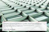 Data Encryption with ServiceNow · ServiceNow / 3 Executive summary ServiceNow is a Software as a Service (SaaS) company that provides robust data security and privacy capabilities
