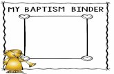 My Baptism binder - thehometeacher.orgthehometeacher.org/wp-content/uploads/2018/03/lesson-spirit.pdf · central to that plan. ... Our eternal progression depends on how we use our