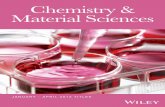 Chemistry & Material Sciences - Wiley€¦ · Chemistry ... environmental toxiCology ... Polymer sCienCe & teChnology general ...