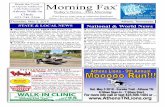 of Opioid Addiction Break the Cycle Morning Fax - wyxi.net · Restaurant Inspection Scores Thursday, May 3, 2018 Morning Fax®...Today’s News This Morning Page 2 Athens, Tennessee