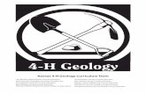S149 4-H Geology Leader Notebook, Introduction · 4-H Geology Lois Bartley, Pottawatomie County Volunteer Alan DeGood, ... American Association of Petroleum Geologists, Mid-Continent,