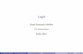 Logik - AG Softech · Herbert B. Enderton: A Mathematical Introduction to Logic (second edition; Harcourt Academic Press)