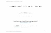 FIXING DELHI’S POLLUTION - Indicus Foundationindicus.org/pdf/FIXING-DELHIS-POLLUTION-REPORT.pdf · Cleaning Emissions Better Coal Less Coal Reducing coal dependence X h 1. CG ...