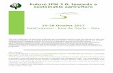 Future IPM 3.0: towards a sustainable agriculture · Future IPM 3.0: towards a sustainable agriculture ... Italy The main challenges ... integrated pest management (IPM) ...