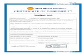 CERTIFICATE OF CONFORMITY - Global Supply Lineglobalsupplyline.com.au/wp-content/uploads/2015/04/Shell-Approvals.… · Page 1 of 2 CERTIFICATE OF CONFORMITY ThIs%istocertifythatSuppliernamedbelowhaspassedTypeApprovalTestingforProjectSpecificdesign