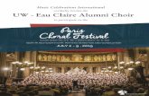 cordially invites the UW - Eau Claire Alumni Choir · sites including the Abbey aux Hommes and the Abbey aux Dames, ... tour of Paris historique, including Notre Dame ... securing