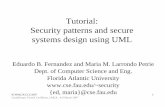 Tutorial: Security patterns and secure systems design ... · ICWMC/ICCGI 2007 Guadaloupe, French Caribbean, IARIA, 4-9 March 2007 1 Tutorial: Security patterns and secure systems