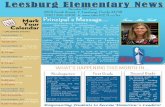 Leesburg Elementary News - Lake County · Leesburg Elementary News ... Up Healthy Choices ... Firehouse Subs and Science Fair exhibits designed and created by your child!