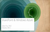 azure_ug_amsterdam_sp_and_azure.pdf · Apps Events … Content Services Content DB Sites Security … Visual Studio Napa SPD Development Azure Web ...