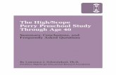 The High/Scope Perry Preschool Study Through Age 40 Early Years/P… · 1 1 The eighth monograph of the Perry Preschool study, Lifetime Effects: The High/Scope Perry Preschool Study