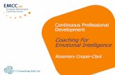 Continuous Professional Development - eelga.gov.uk intelligence... · •At PepsiCo, executives selected ... EQ Leadership Competencies •Emotional intelligence is described in many