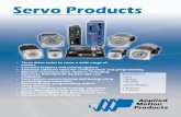 AMP Servo Products - ValinOnline.com€¦ · drive and power supply and absorbs regenerated energy. Power Supplies ... 320W version (part number: ... SV7-x-Ax: RS-232 for ...