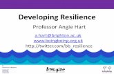 a.hart@brighton.ac.uk … A, Resilience keynote talk.pdf · - Using resilience ideas in the context of Future in Mind - Both about your (systemic) practice in your ‘clinic’ and
