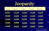 Jeopardy - University of Chicagopeople.ucls.uchicago.edu/~emccull/documents/Jeopardy.pdf · $200 Question from H1 The centripetal force in uniform circular motion is directed toward