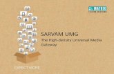 SARVAM UMG - matrixtelesol.com€¦ · Benefits of SARVAM UMG . VOIP Trunk Interfaces Internet GSM/3G FXO (CO ) Universal Media Gateway PSTN ISDN ... VOIP-T1/E1 PRI Gateway MATRIX