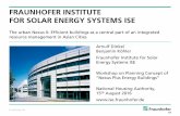 Fraunhofer Institute for Solar Energy systems ISE · Fraunhofer Institute for Solar Energy Systems ISE ... inspection schemes for heating and air ... - Quality Management - Control
