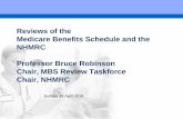 Presentation - Reviews of the Medicare Benefits Schedule ... · Reviews of the Medicare Benefits Schedule and the ... The case for review and change in health and medical research