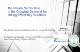 The Private Sector Role in the Growing Demand for Energy ...cdn-cms.f-static.com/uploads/350761/normal_5a27d07805ad2.pdf · in the Growing Demand for Energy Efficiency Solutions .
