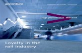 Loyalty in the rail industry - accenture.com€¦ · Loyalty in the rail industry. ... competition among operators in terms ... disruptive nature of emerging digital media such as