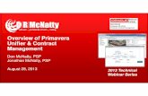 Overview of Primavera Unifier & Contract Managementdrmcnatty.com/wp-content/uploads/2013/08/Aug-2013-Unifier-Webinar... · Overview of Primavera Unifier & Contract Management ...