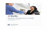 E-Verify Enrollment Quick Reference Guide · E-Verify is an Internet -based system operated by the U.S. Department of Homeland Security (DHS) in partnership with the Social Security