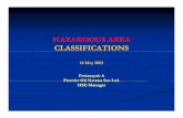HAZARDOUS AREA CLASSIFICATIONS - xa.yimg.comxa.yimg.com/.../name/Hazardous+Area+Classification+PONSL+revise… · API RP 500 - Classification of AREA CLASSIFICATIONS API 505 – NEC