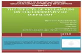 THE EFFECTS OF VIGILANTISM ON THE COMMUNITY OF …wiredspace.wits.ac.za/jspui/bitstream/10539/13113/1/Vigilantism in... · mm- s 2013 the effects of vigilantism on the community of